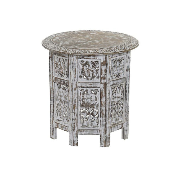 Side table DKD Home Decor White Mango wood (45 x 45 x 46 cm)