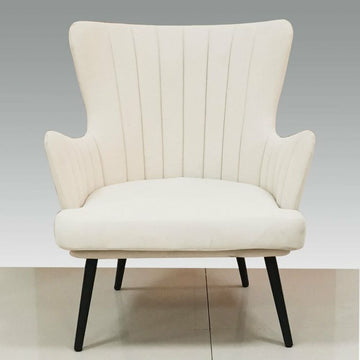 Armchair DKD Home Decor Beige Polyester MDF Wood (60 x 57 x 88 cm)