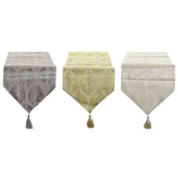 Table Runner DKD Home Decor Jacquard Polyester (3 pcs) (180 x 30 x 30 cm)