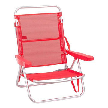 Beach Chair Juinsa Coral Aluminium (61 x 47 x 80 cm)