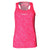 Tank Top Women Luanvi Unicornio Fuchsia