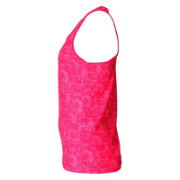 Tank Top Women Luanvi Unicornio Fuchsia