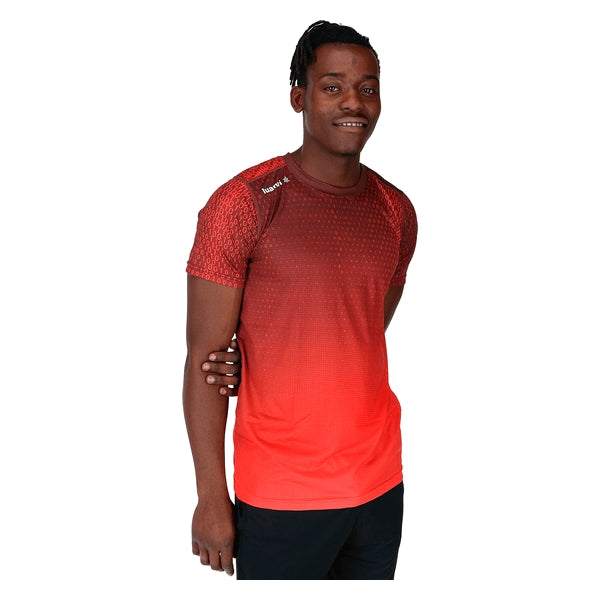 Short Sleeve T-Shirt Luanvi Binary Red