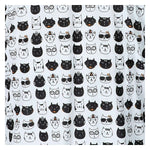 Short Sleeve T-Shirt Luanvi Cats White