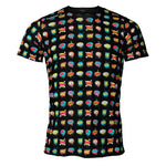 Short Sleeve T-Shirt Luanvi Comic Black