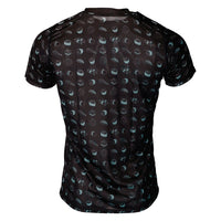 Short Sleeve T-Shirt Luanvi Sushi Black Printed