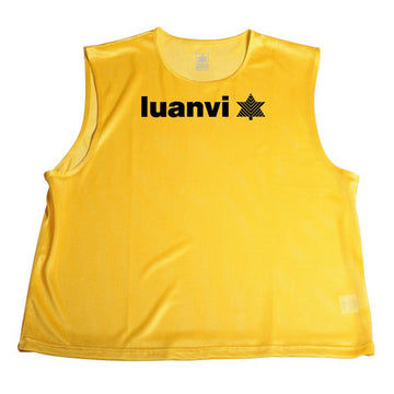 Sports Bib Luanvi Yellow (5 pcs)