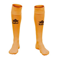 Adult's Football Socks Luanvi Goal Orange Polyester/Polyamide (One size)