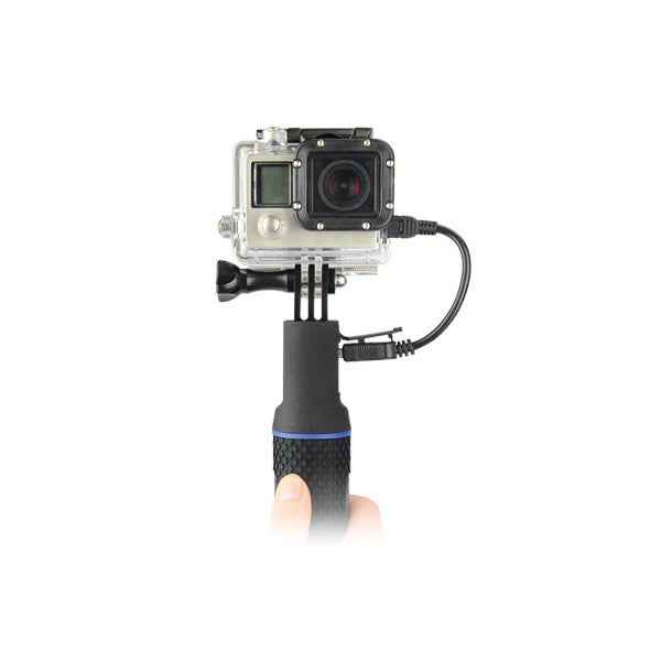 Selfie Stick with Power Bank for Sports Camera KSIX 5200 mAh Black