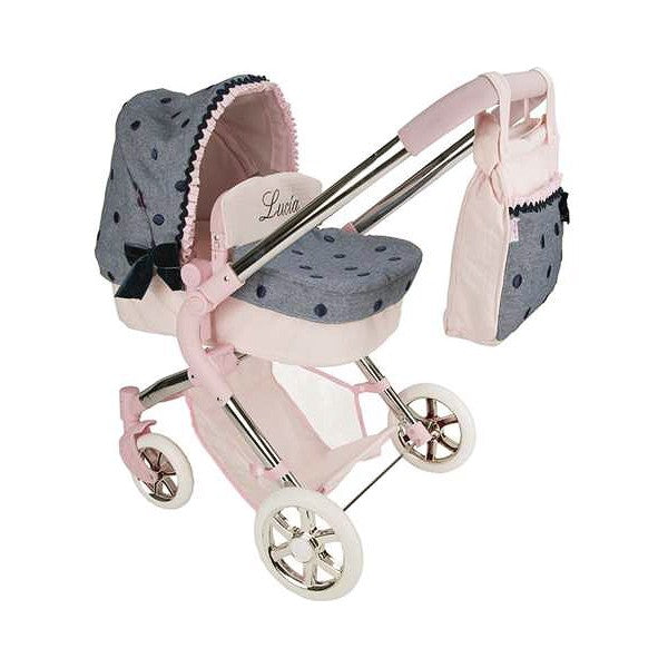 Doll Stroller Lucia Arias Pink (47,5 x 68,5 x 50 x 73 cm)