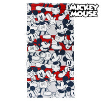 Beach Towel Mickey Mouse 75492 Cotton