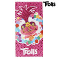 Beach Towel Trolls 75496 Cotton Pink