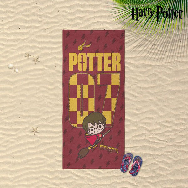 Beach Towel Harry Potter Red (70 x 140 cm)