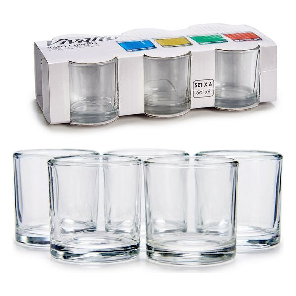 Set of Shot Glasses Glass (6 Pieces) 60 ml