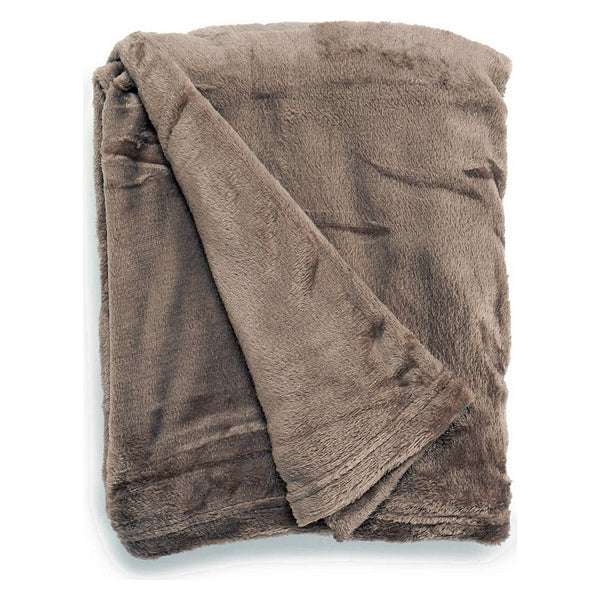 Blanket Dark (150 x 1 x 125 cm) Brown