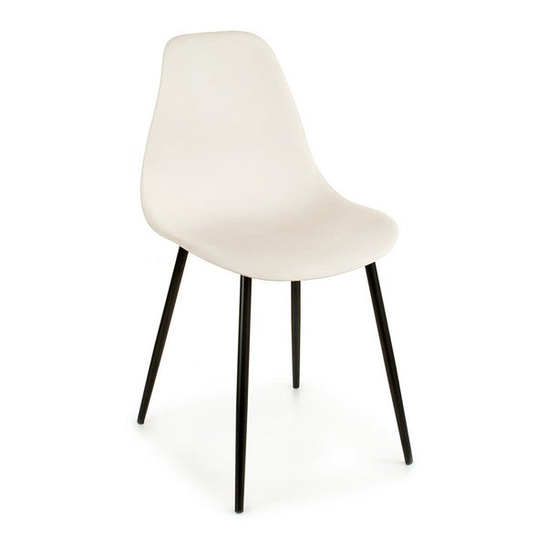 Dining Chair Plastic White (52 x 84 x 46 cm)