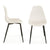 Dining Chair Plastic White (52 x 84 x 46 cm)