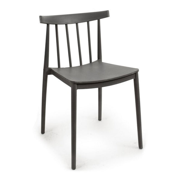 Dining Chair Grey Plastic (49 x 65 x 45 cm)