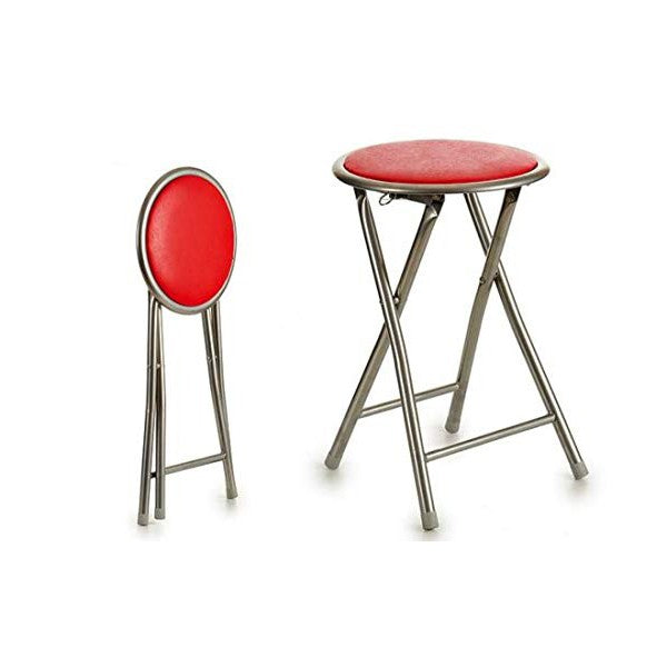 Folding Stool Red (30 x 46 x 30 cm)