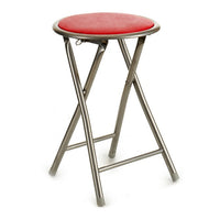 Folding Stool Red (30 x 46 x 30 cm)