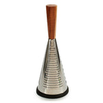 Grater Stainless steel Wood (13 x 34,5 x 13 cm)