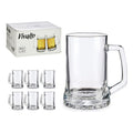 Beer Mug Crystal (6 Pieces) (8,5 x 13 x 12 cm)