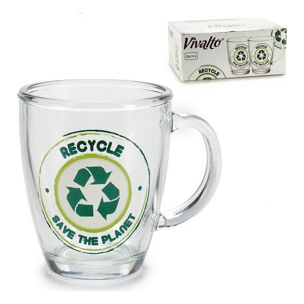 Jug Recycle Save The Planet Crystal (32 cl)