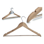 Set of Clothes Hangers Wood Non-slip (3 pcs)