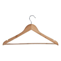 Set of Clothes Hangers Wood Non-slip (3 pcs)