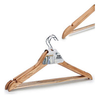 Set of Clothes Hangers Wood Non-slip (3 pcs)