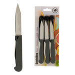 Knife Set Black (1,2 x 24 x 9,5 cm) (6 pcs)