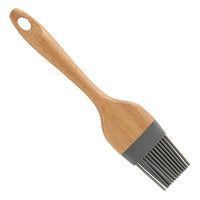 Cepillo de Cocina Gris Silicona Madera (1,5 x 22 x 4,7 cm)