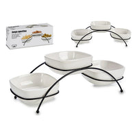 Set de Aperitivo Porcelana (10,7 x 11 x 28 cm)