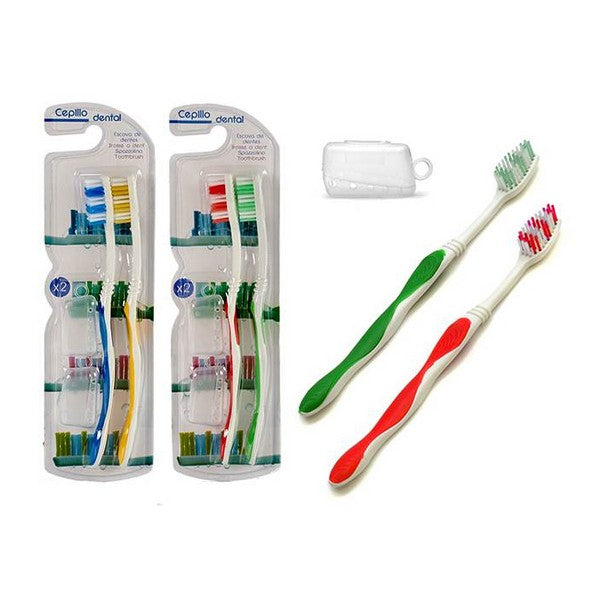 Estuche para Cepillo de Dientes (2 Piezas)