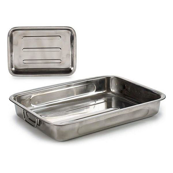 Baking tray Steel (28,5 x 5,5 x 40 cm)