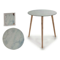 Table Marble Crystal Pine (50 x 50 x 50 cm)