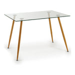 Centre Table Clea Metal Tempered glass