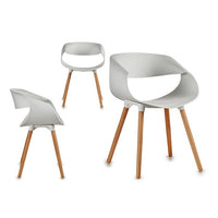 Dining Chair White (46 x 78 x 44 cm) (43 x 78 x 48 cm)