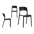 Dining Chair Black (41 x 83 x 43 cm)