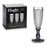 Wineglass Crystal Anthracite 185 ml (7 x 20 x 7 cm) (1 pcs)