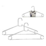 Set of Clothes Hangers Plastic (4 Pieces) (3 x 19,5 x 43 cm)