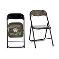 Folding Chair Black PVC (45 x 78 x 44 cm)