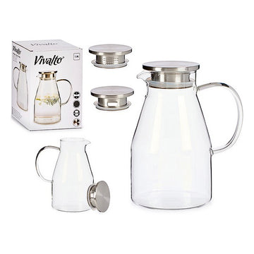 Jug Transparent Crystal Steel (1800 ml)