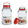 Glass Jar Red (20 x 35 x 20	 cm)