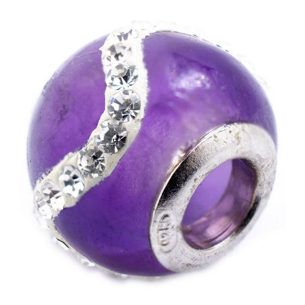 Abalorio Mujer Viceroy VMM0212-17 (1 cm) Morado Plata (1 cm)