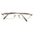 Ladies'Spectacle frame Escada VES248-AGO Golden (ø 50 mm)