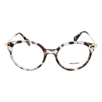 Ladies'Spectacle frame Miu Miu MU04PV-UAH1O1 Grey Golden (ø 50 mm)