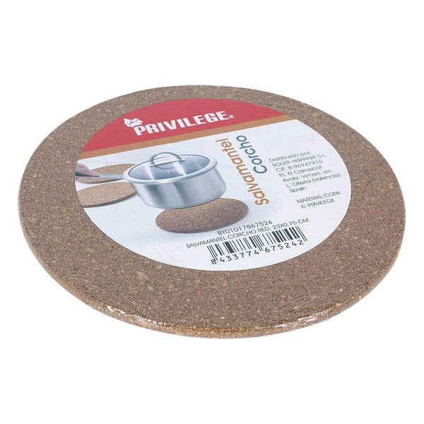 Table Mat Quttin Cork Circular Brown