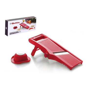 3-in-1 Mandolin Grater Quttin Red (31,5 x 13,2 x 4 cm)