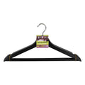 Hangers Confortime Wood Black (3 uds)